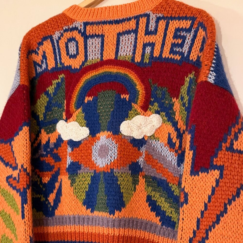 MOTHER brand, V-neck Multicolored Cardigan - Picture 3 of 6